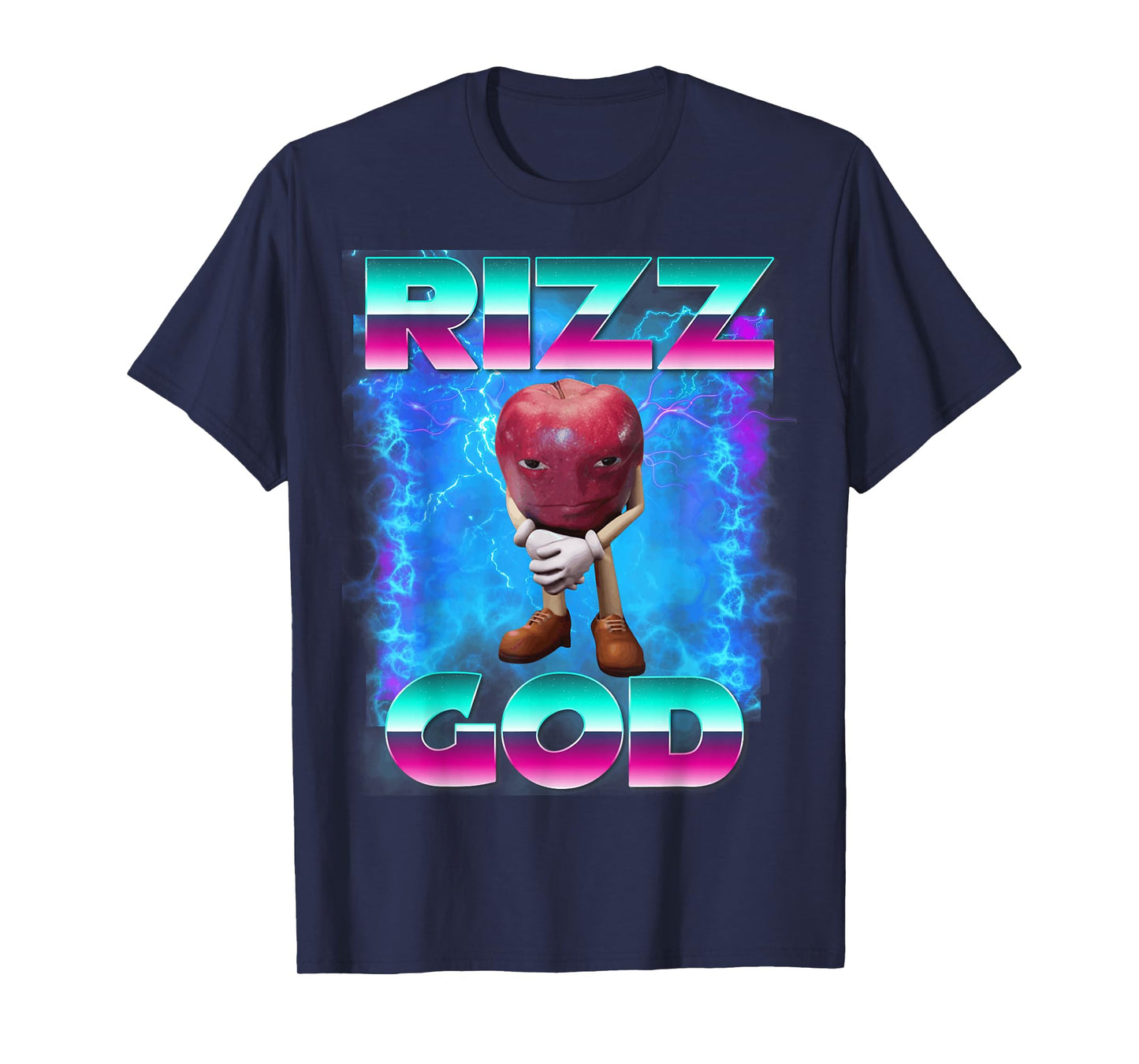 Rizz God Rizz Apple Funny Memes Internet Memes Gen-Z Memes T-Shirt