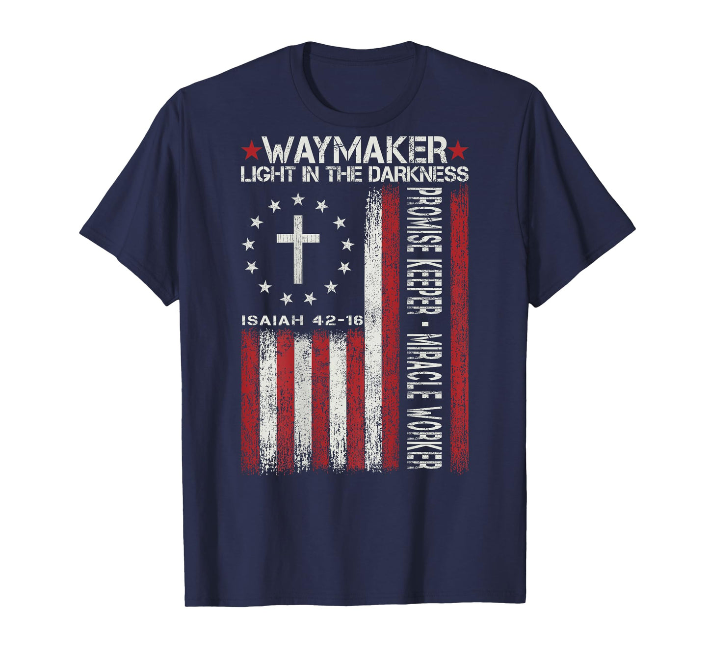 Waymaker God Jesus Christian Bible Faith Cross Religious T-Shirt