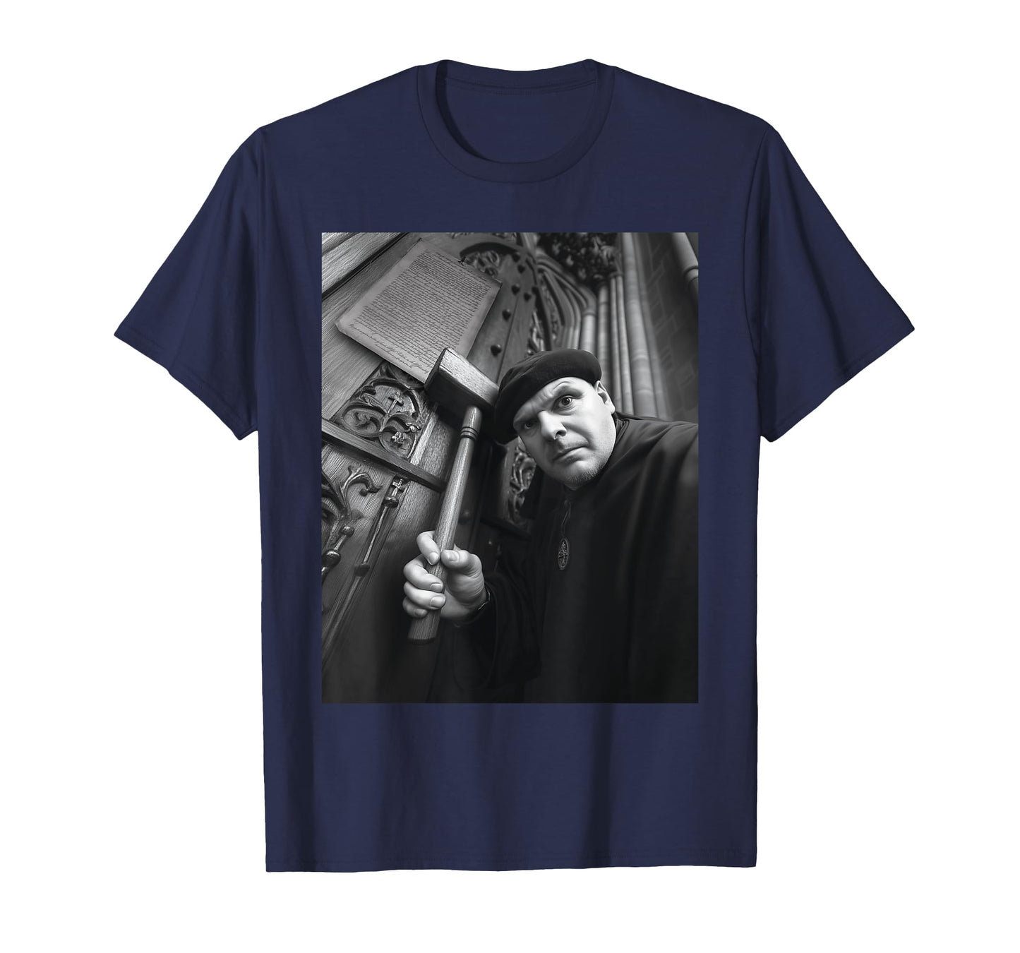 Funny Martin Luther Selfie Reformation Reformed Christian T-Shirt