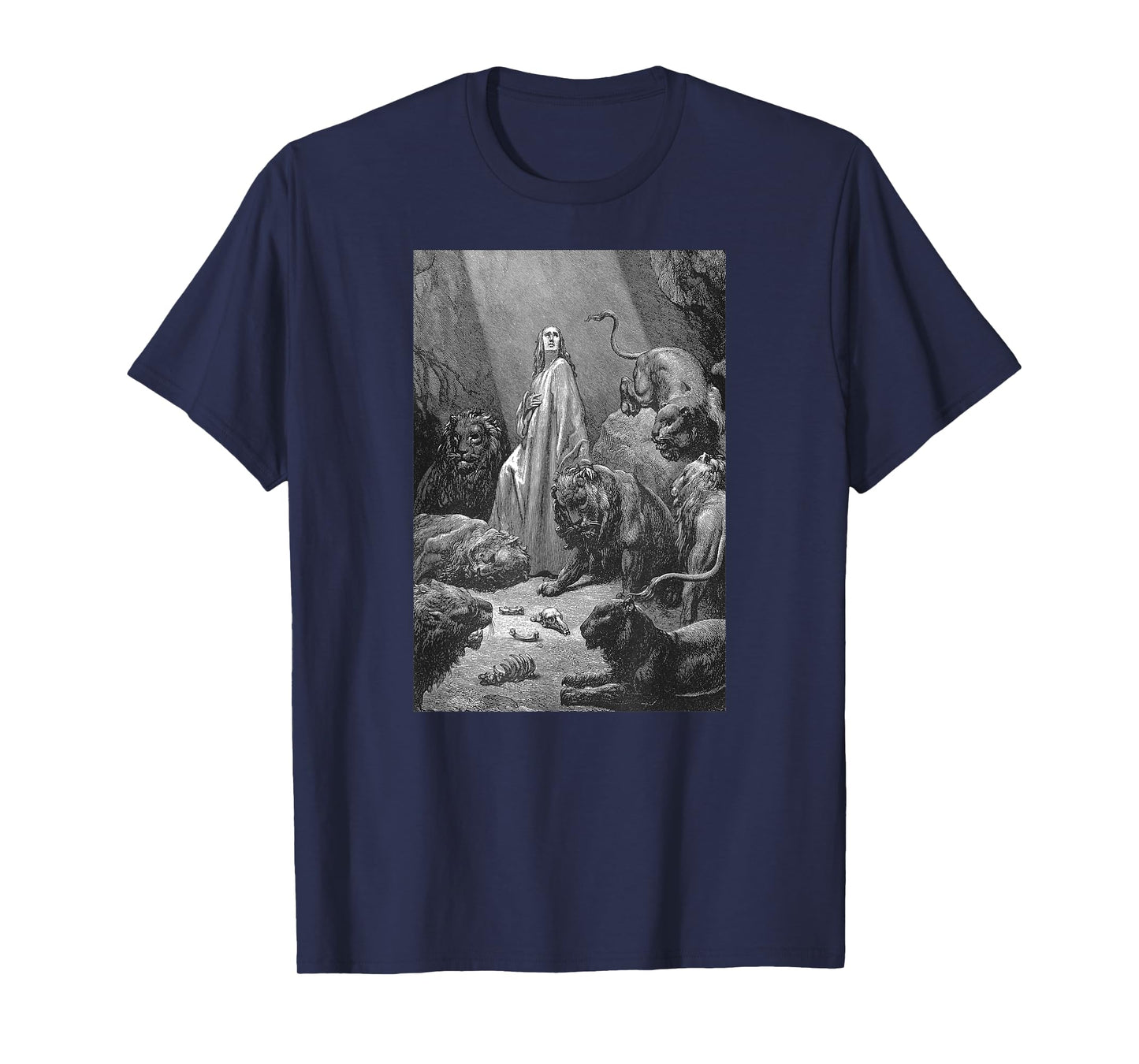Gustave Dore Daniel in the Lions Den T-Shirt