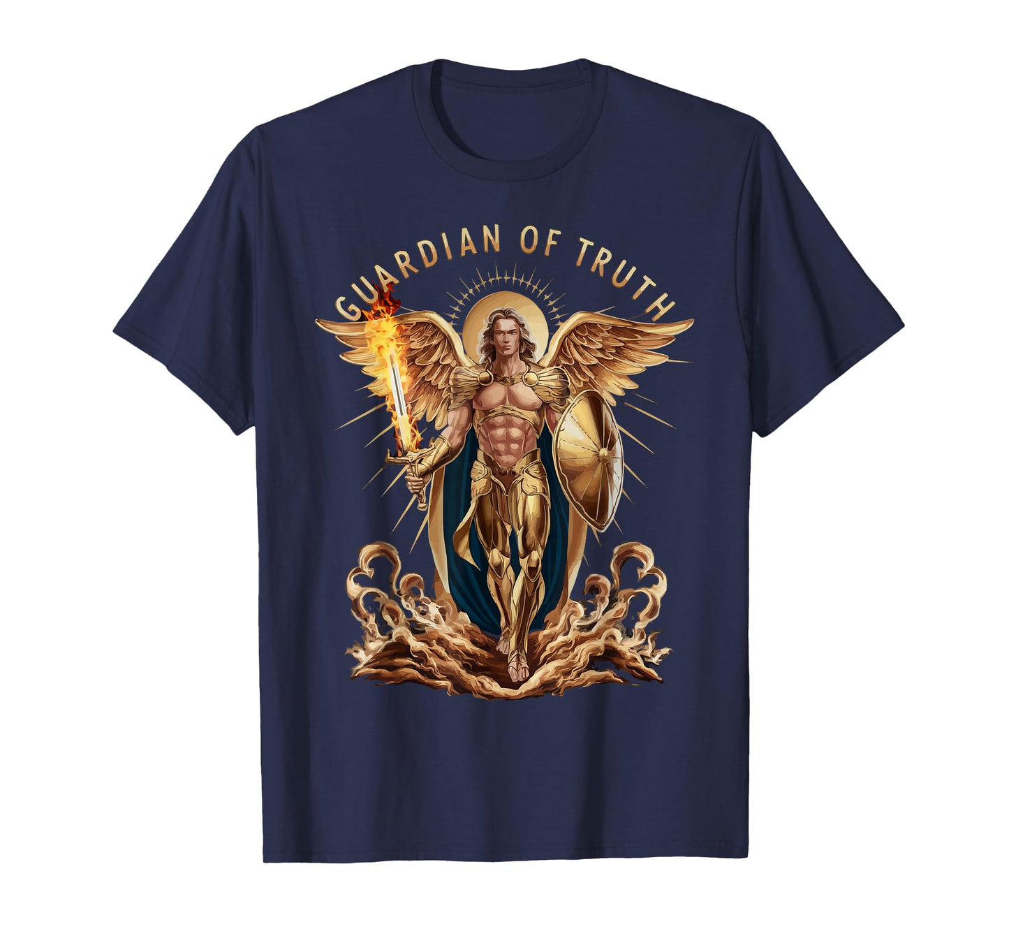 Archangel Michael Catholic Christianity Guardian Angel T-Shirt