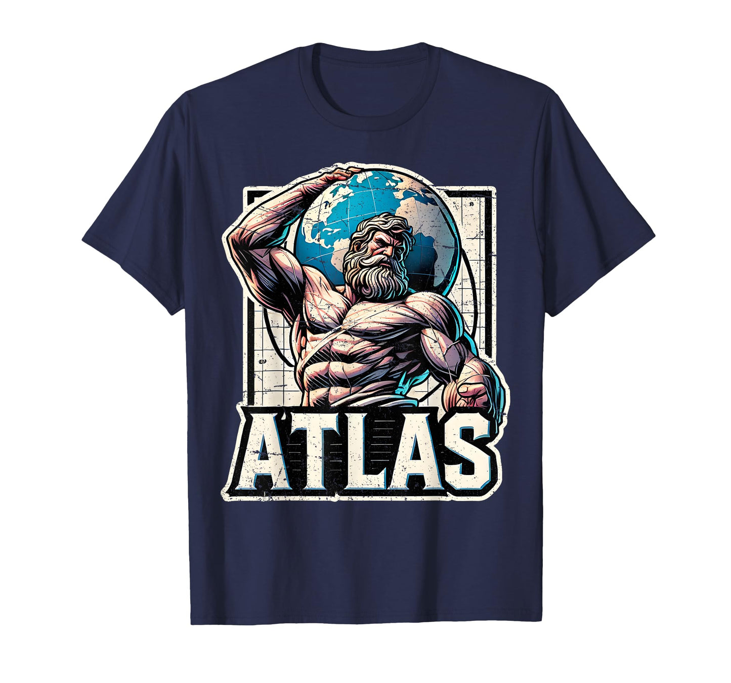 Atlas Greek God Mythology Titan Ancient Greece T-Shirt