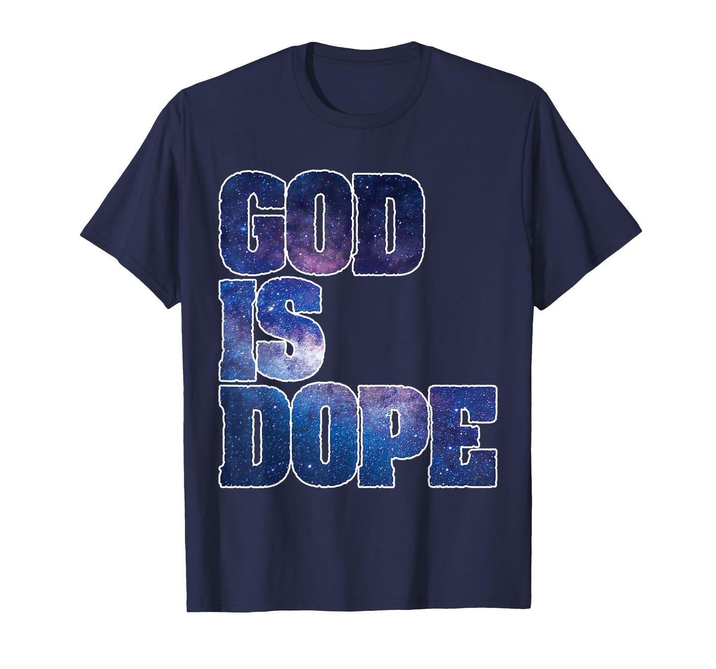 Spiritual Galaxy Themed Religious Christian Believer T-Shirt