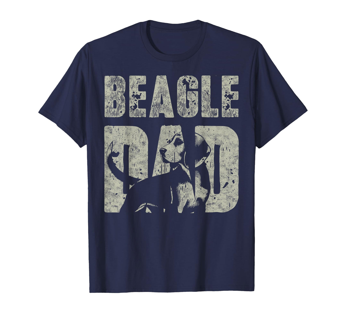 Beagle Dad Vintage Father's Day Grandpa Dog Lover Dog Dad T-Shirt for Men Women