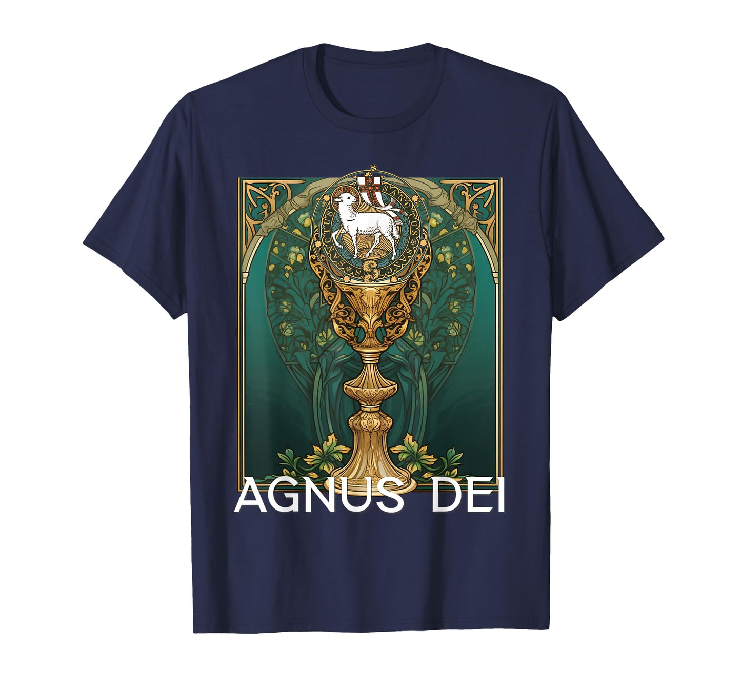 Agnus Dei Sanctus Traditional Latin Mass Catholic T-Shirt