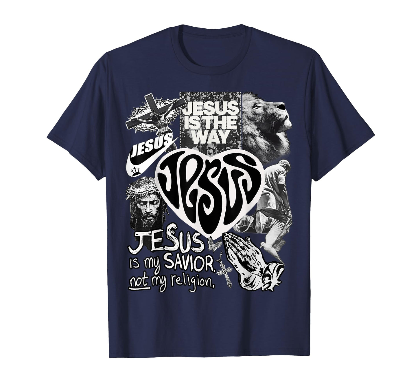 Jesus is The Way Christian Bible Verse God Faith Mens Womens T-Shirt