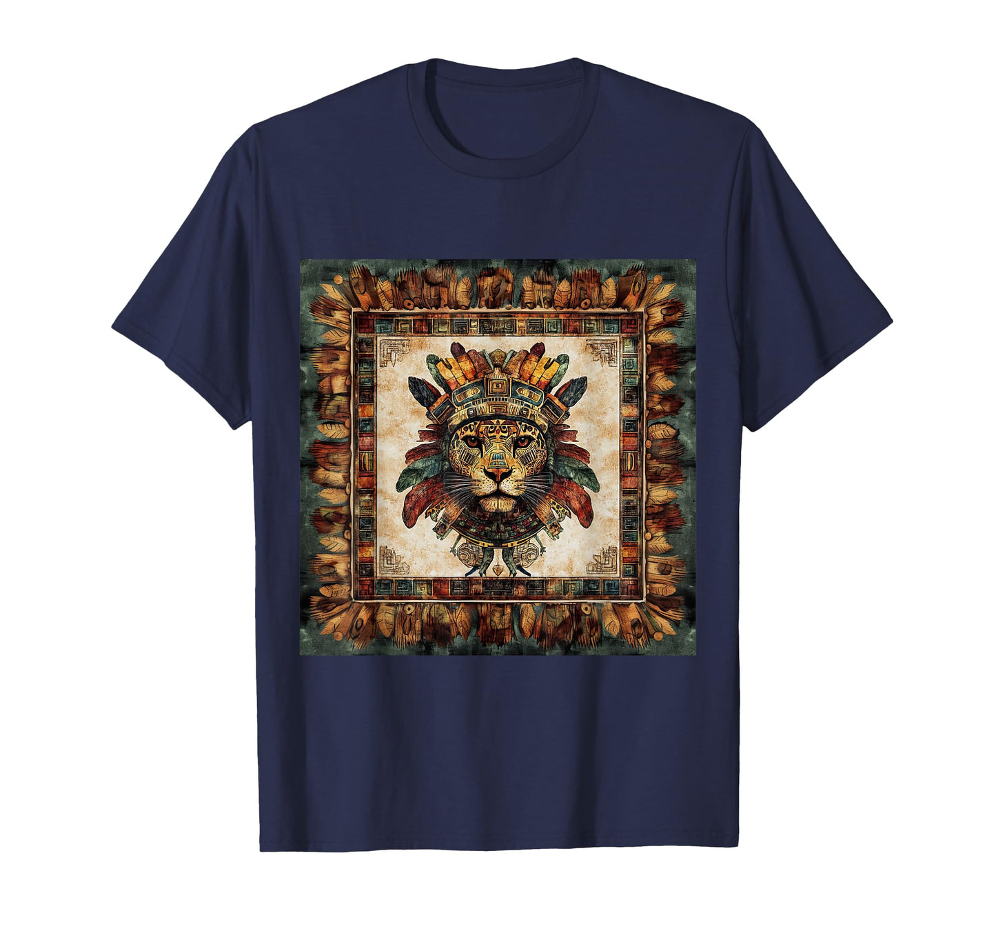 Jaguar Warrior Mayan Aztec Deity Tribal Culture T-Shirt
