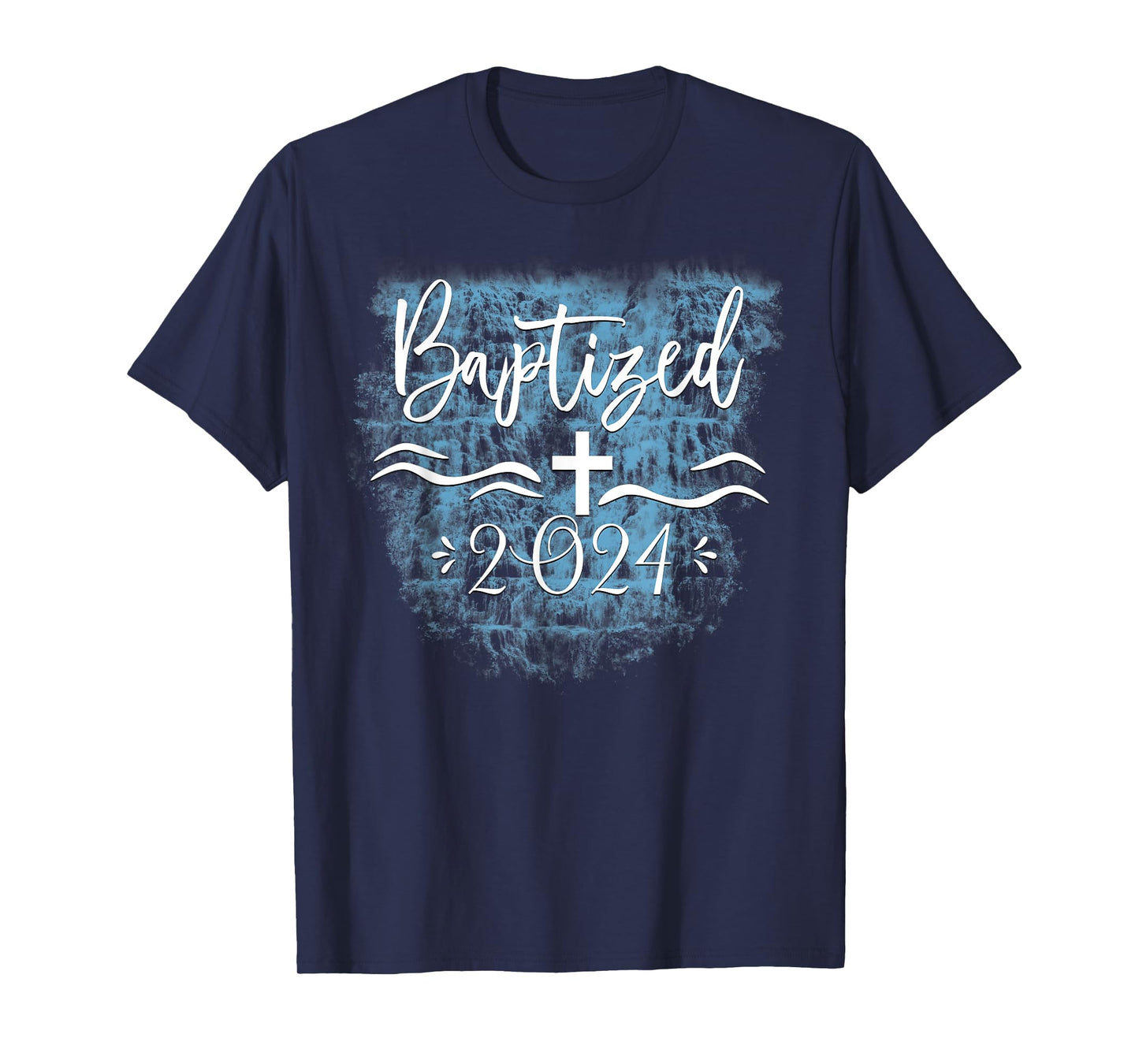 2024 Christian Baptism Christ Baptized Church Group T-Shirt