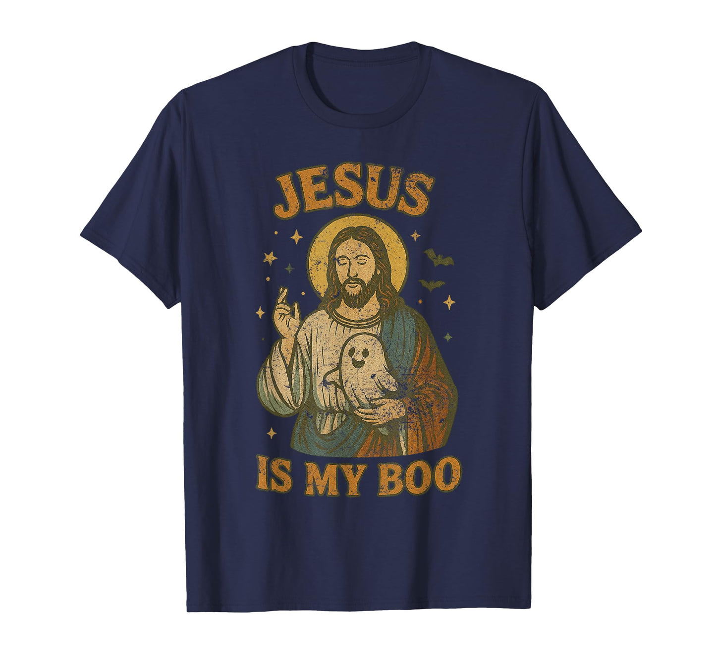 Jesus is My Boo Funny Christian Vintage Halloween 90's Retro T-Shirt