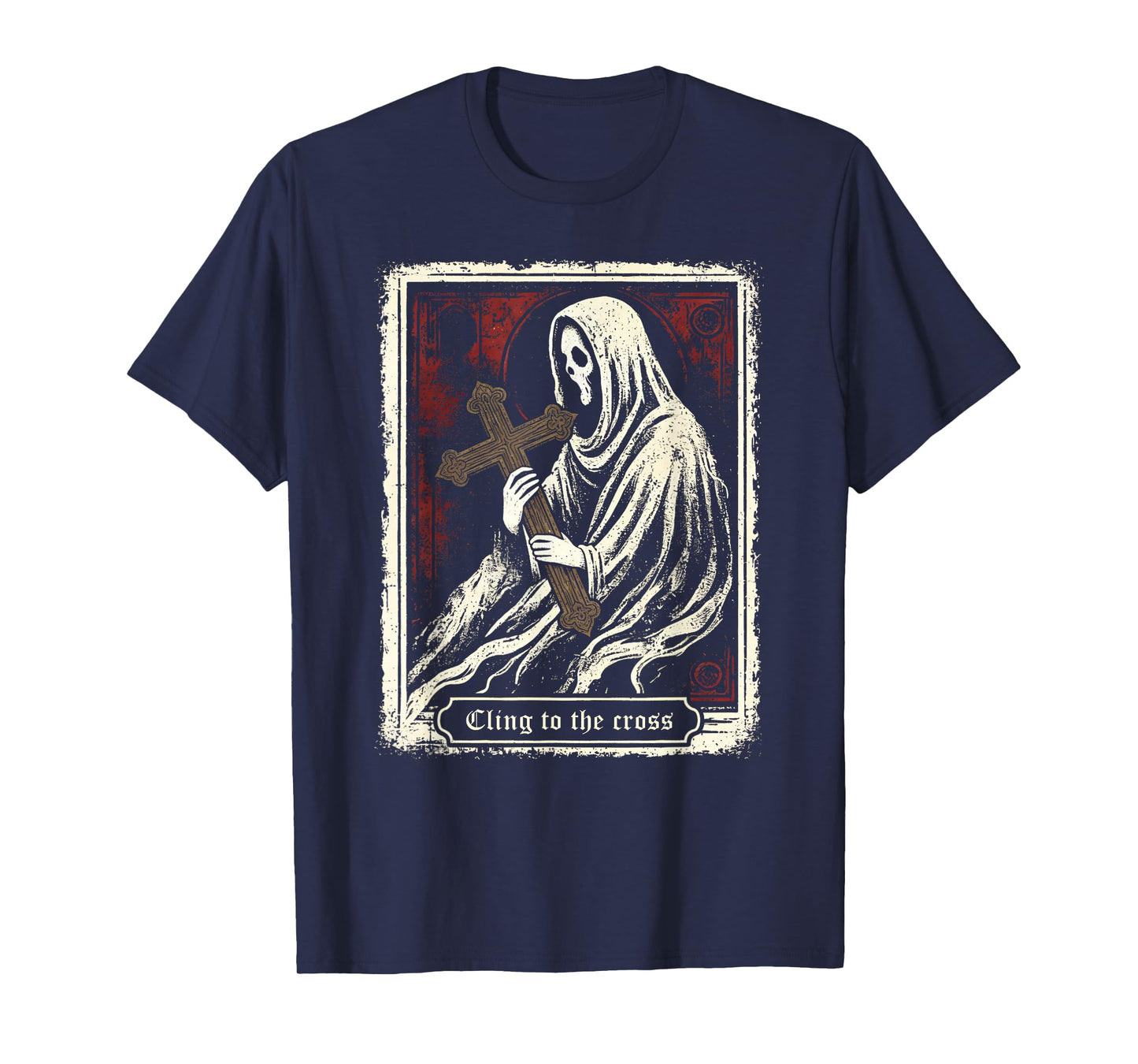 Christian Halloween Cling to The Cross T-Shirt