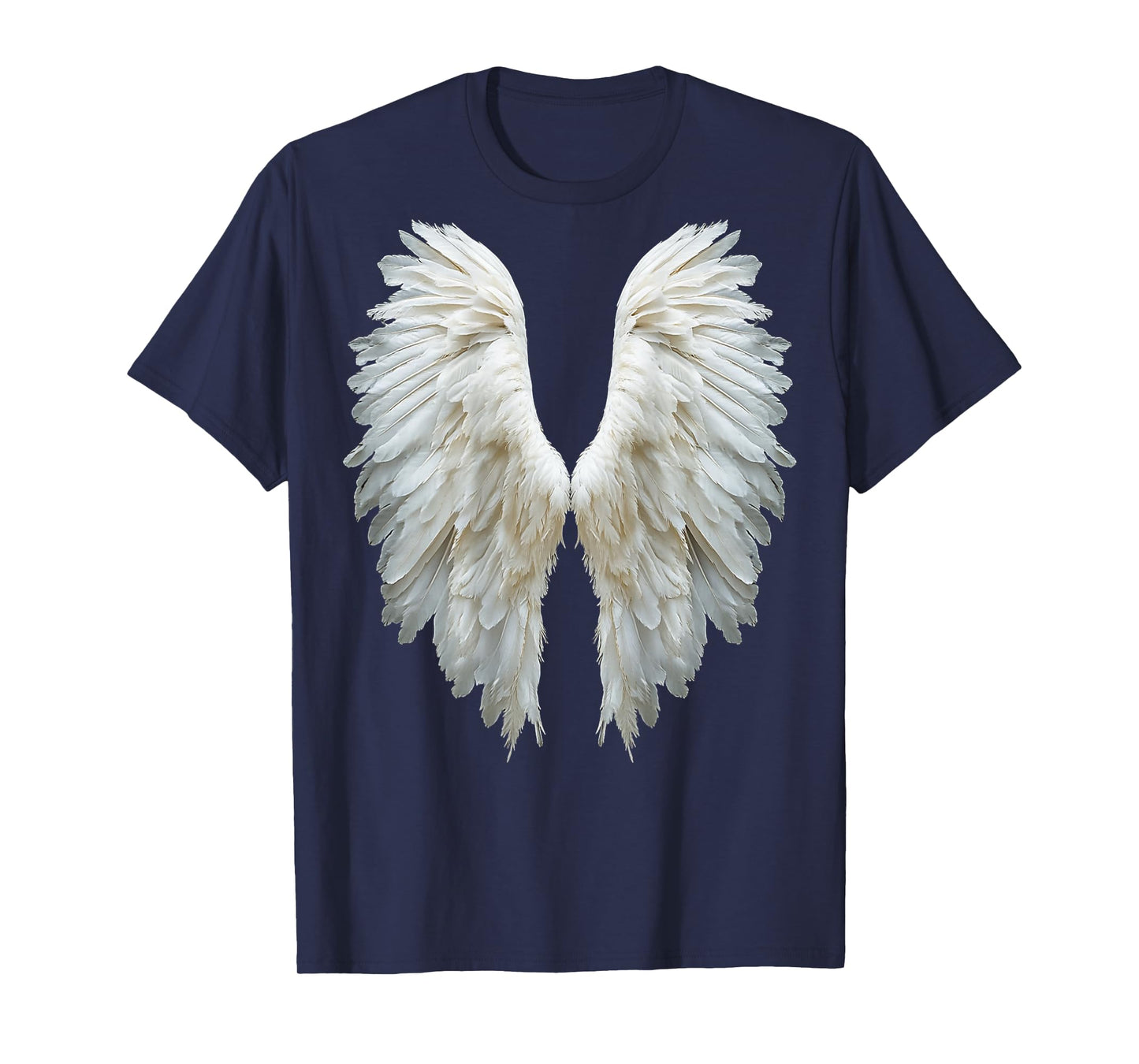 Angel Wings On Back Of A T-Shirt
