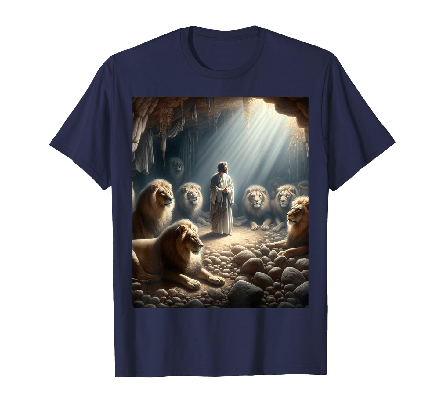 Daniel in the Lions Den Christian Faith God’s Miracles T-Shirt