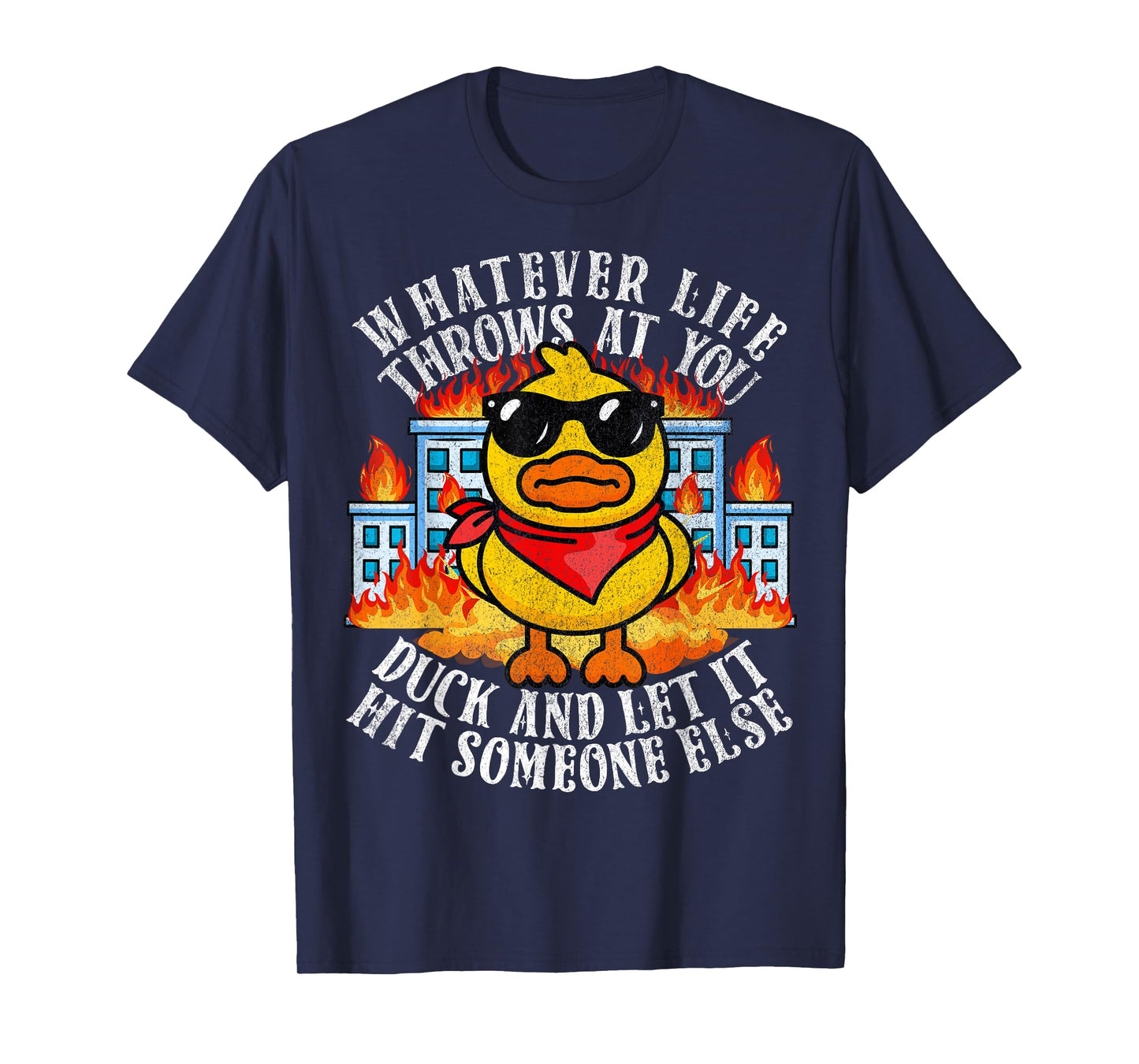 Sarcastic Funny Duck Shirt Funny Joke Quote Humor Duck Meme T-Shirt