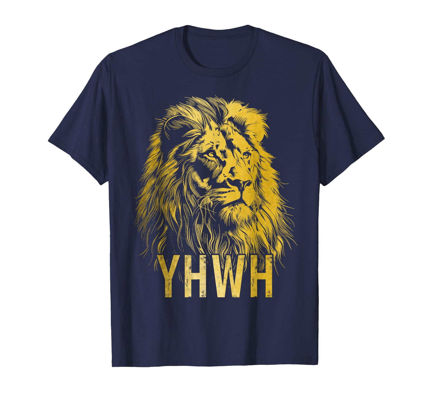 YHWH Hebrew Israelite Lion Of Judah Tribe Jew Jewish Yahweh T-Shirt