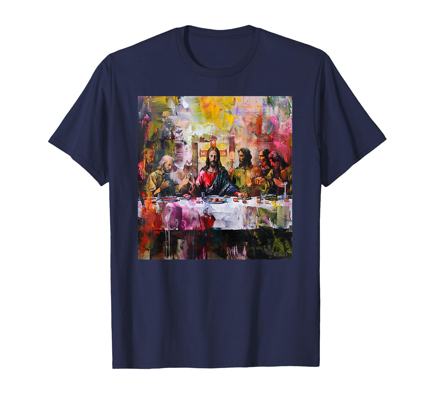 3.Religion and modern,bible art, faith, last, supper T-Shirt