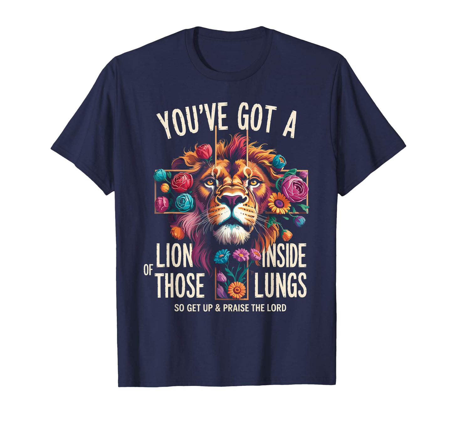 Brandon You Got a Lion Inside of Those Lungs Praise the Lord T-Shirt