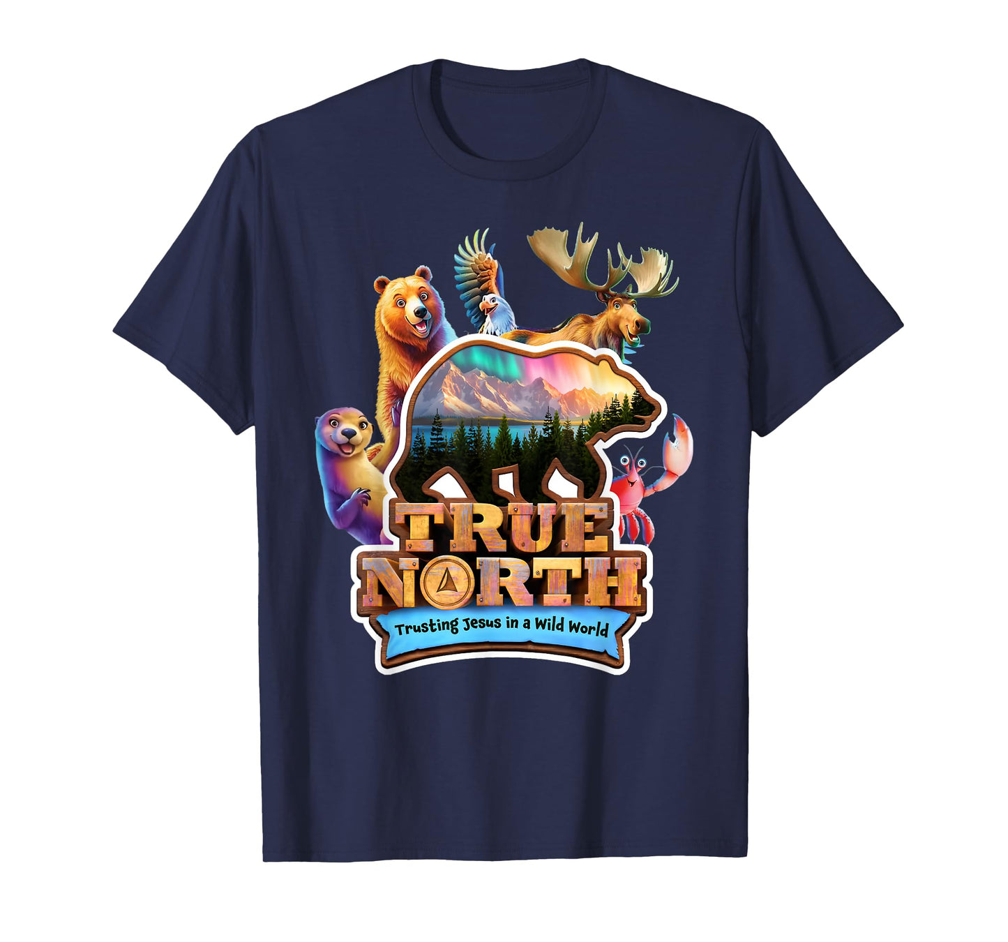 True North VBS 2025 Trusting Jesus Christian Camp T-Shirt