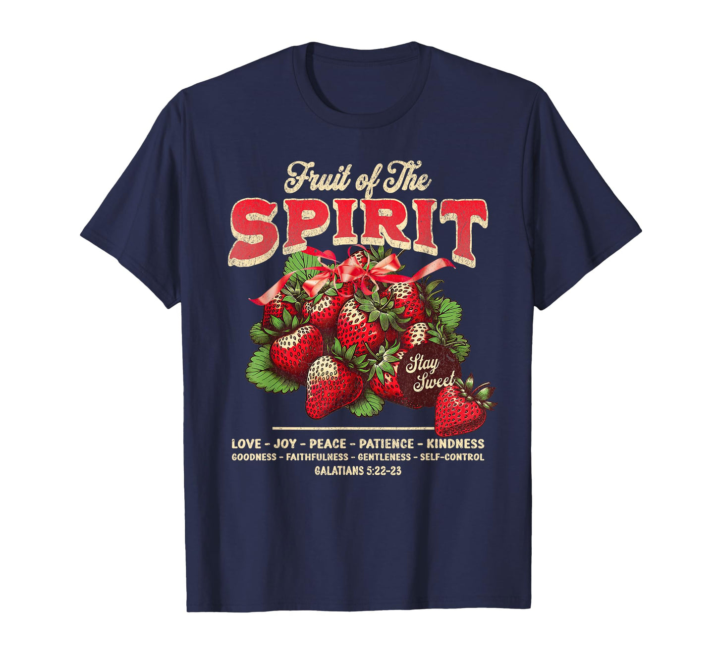 Fruit of The Spirit Bible Verse Christian Religious Women BD T-Shirt