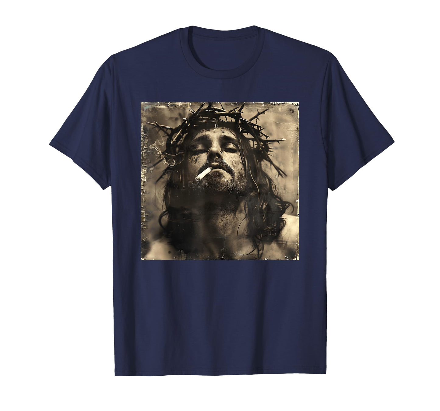 Cooler Jesus Christ Smokes, Resistance, Rebellious Jesus T-Shirt