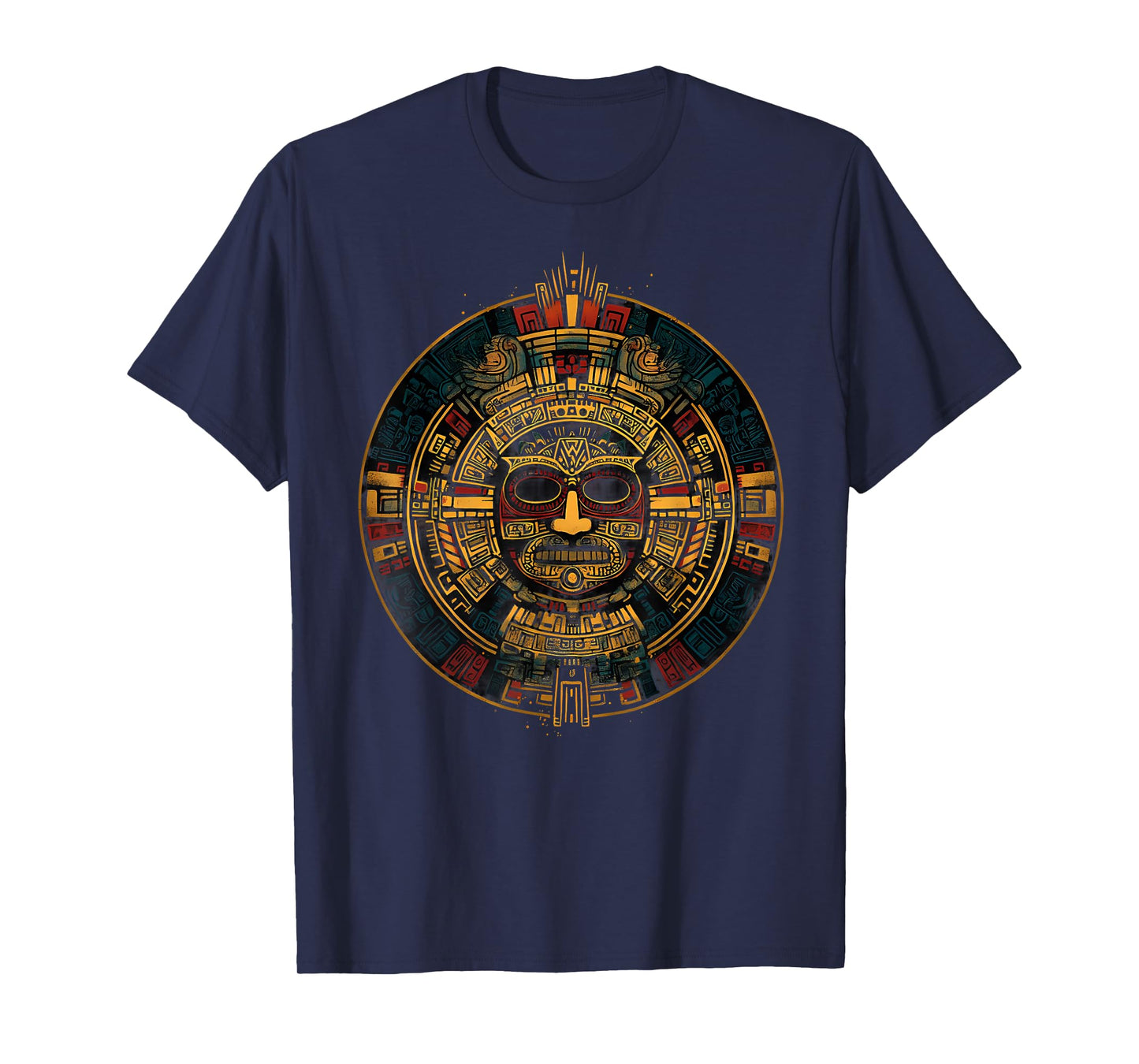 Aztec God Mayan Calendar Mexican Mythology Quetzalcoatl T-Shirt