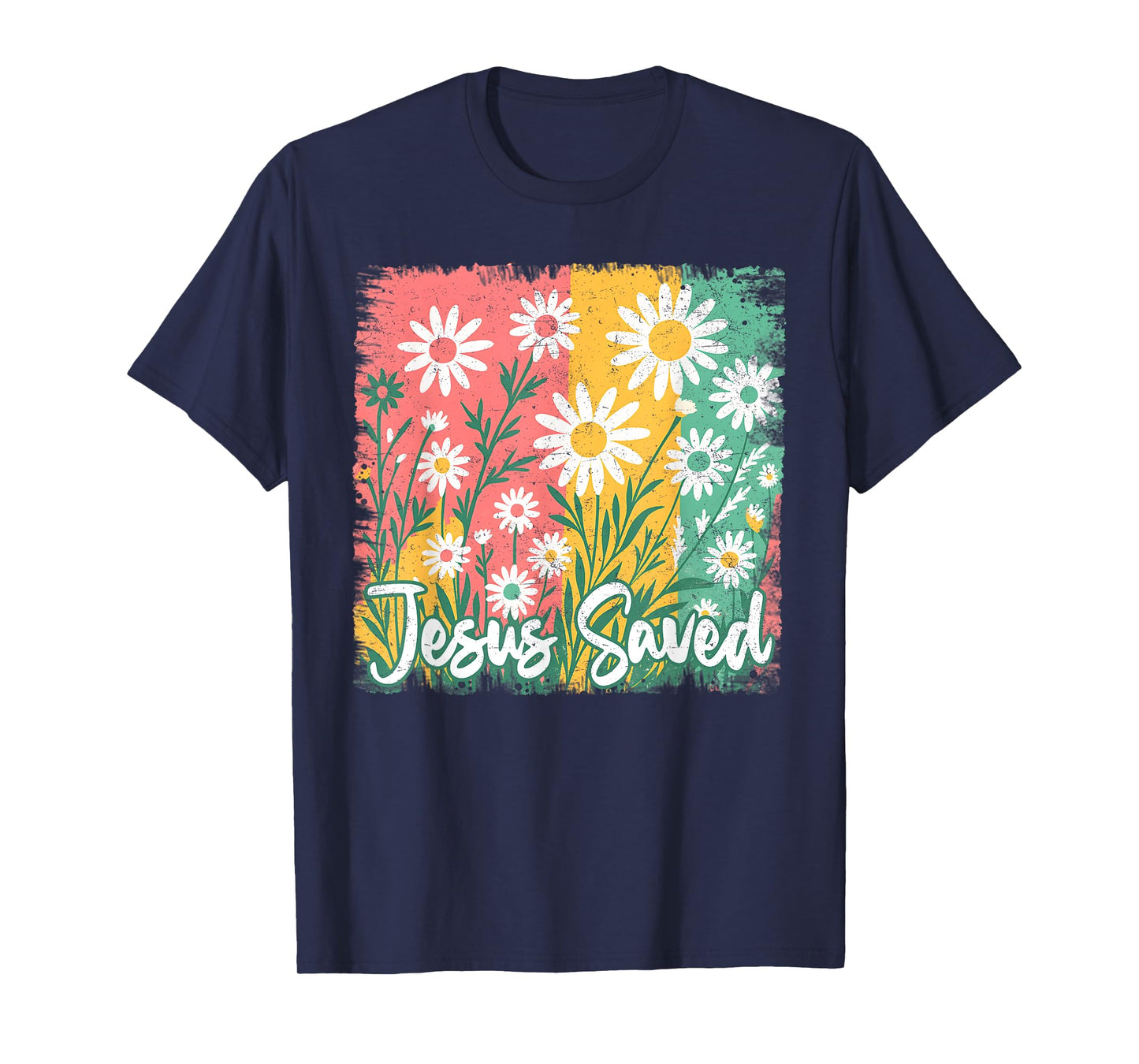 Jesus Saved Christian Cross God Faith Bible Religious Pray T-Shirt