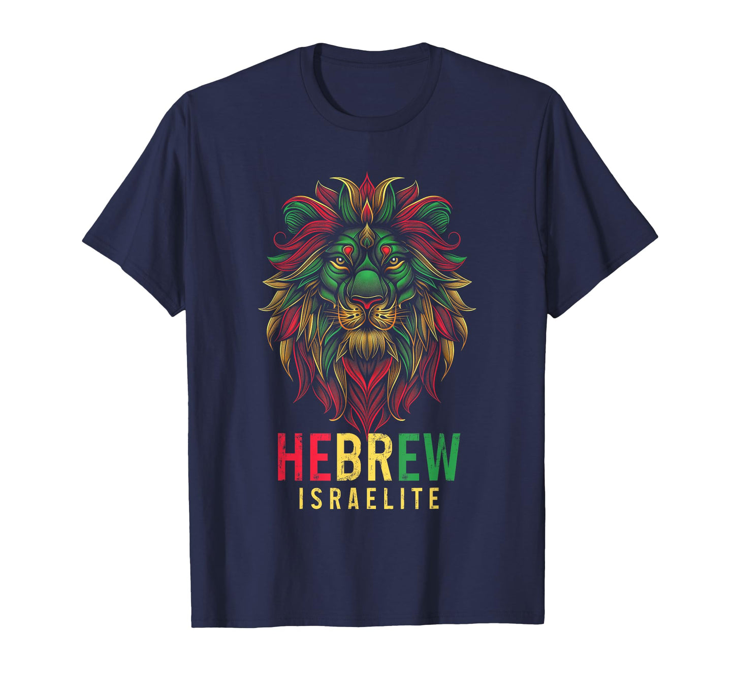 Hebrew Israelite Lion Of Judah Tribe YHWH Jew Jewish Yah T-Shirt