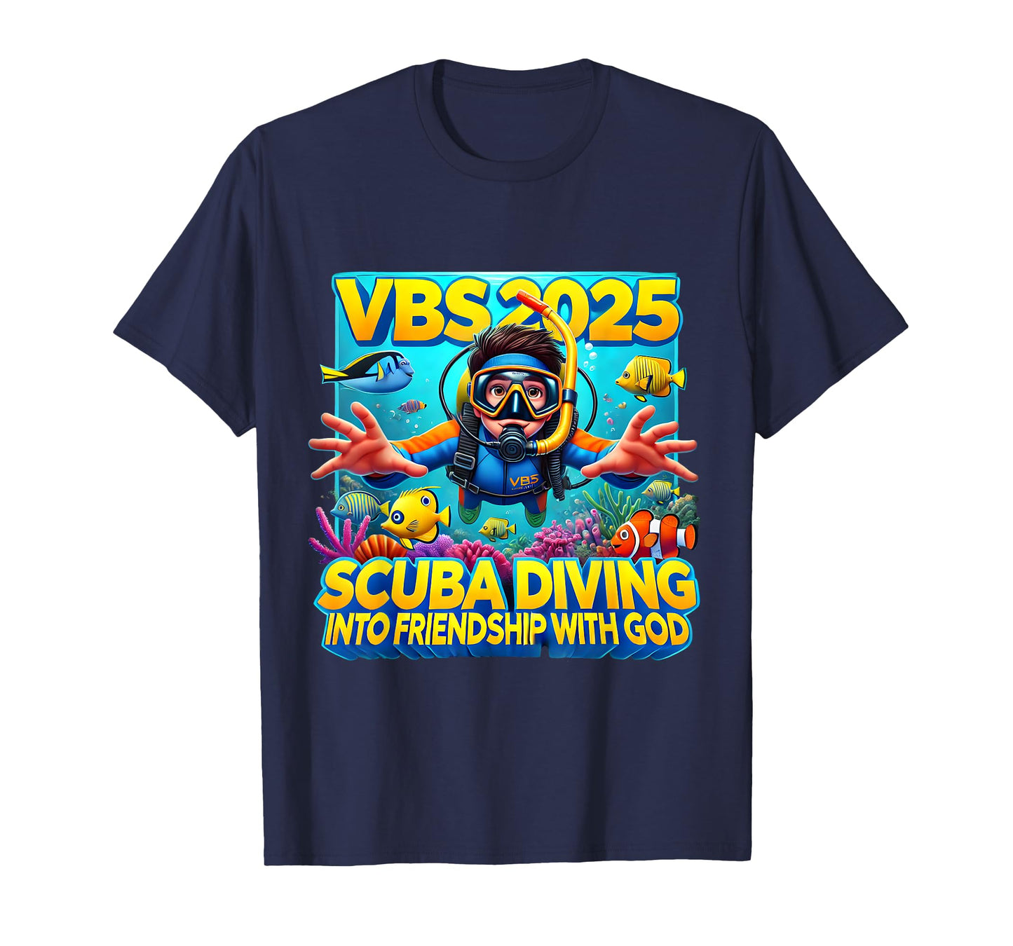 VBS 2025 Scuba Diving Into Friendship with God T-Shirt