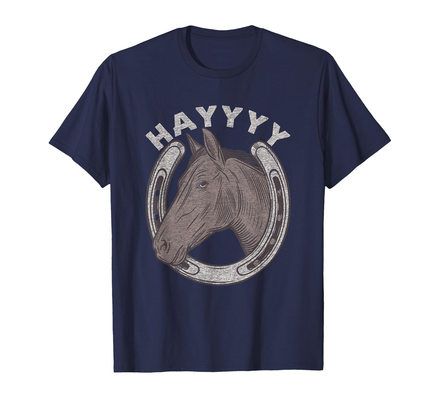 Funny Horse Hay Saying | Equestrian Lover Vintage Graphic T-Shirt