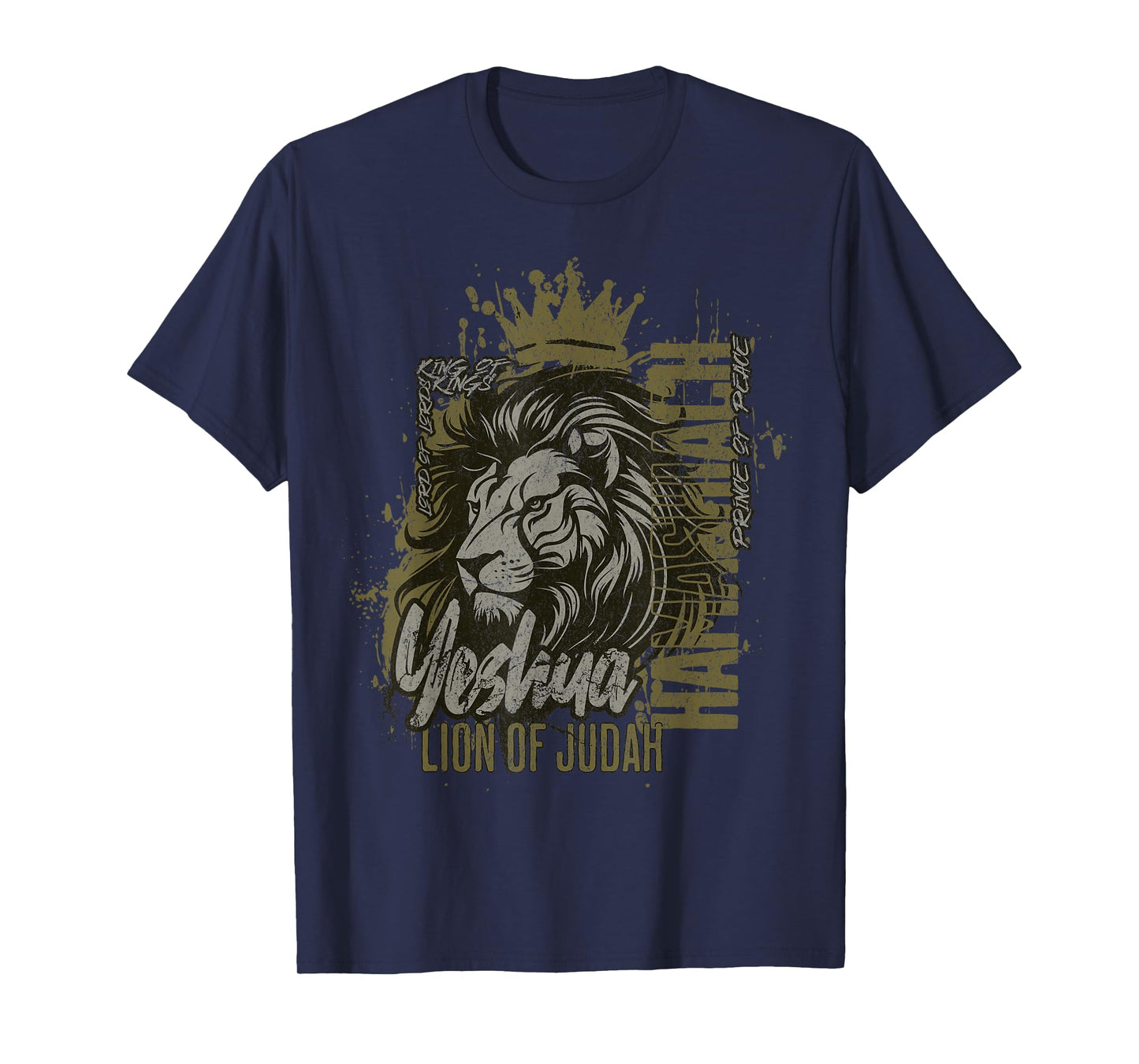 Yeshua Hamashiach Lion of Judah Messianic Hebrew Jesus T-Shirt