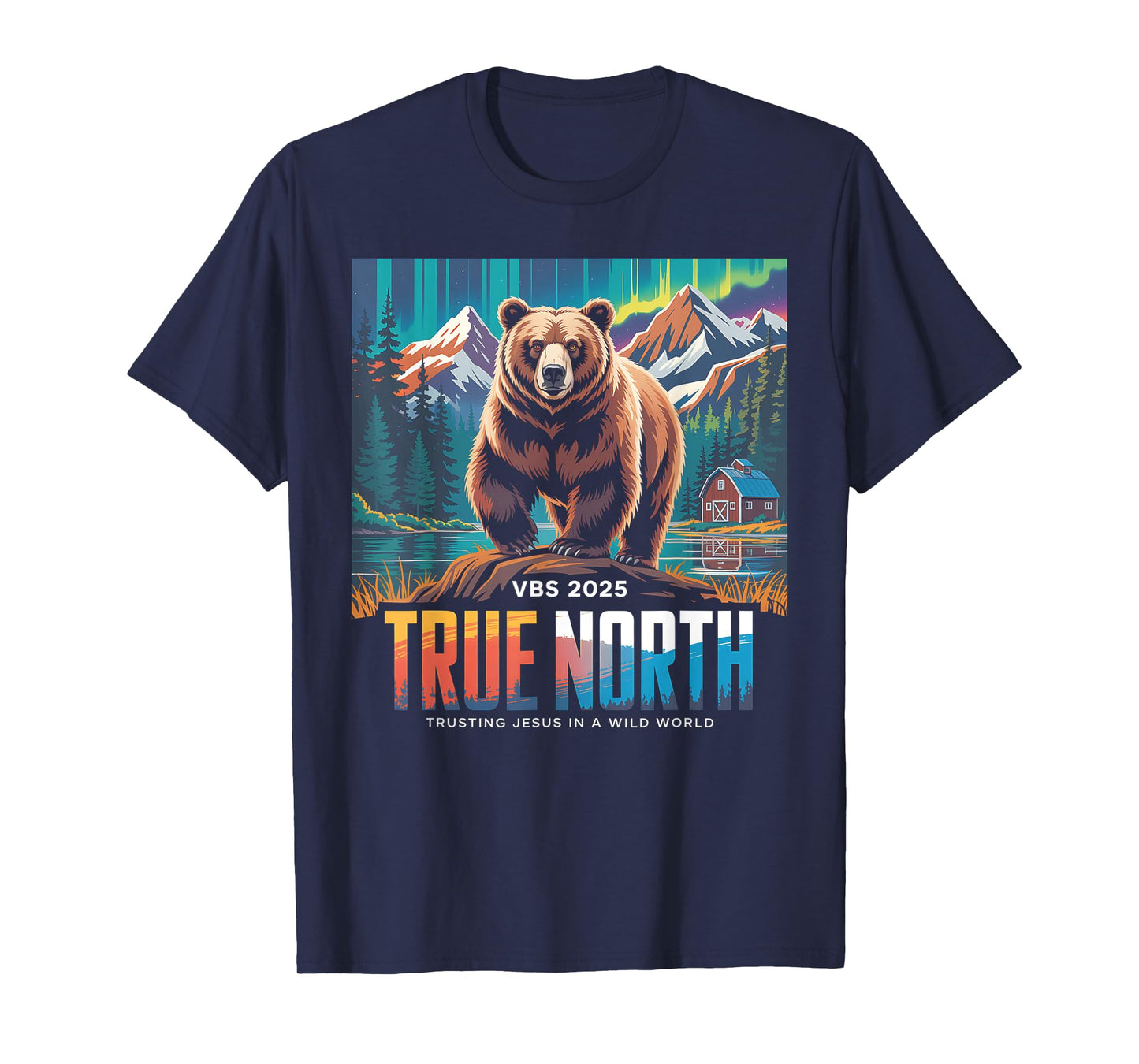 VBS 2025 True North Trusting Jesus Christian Summer T-Shirt