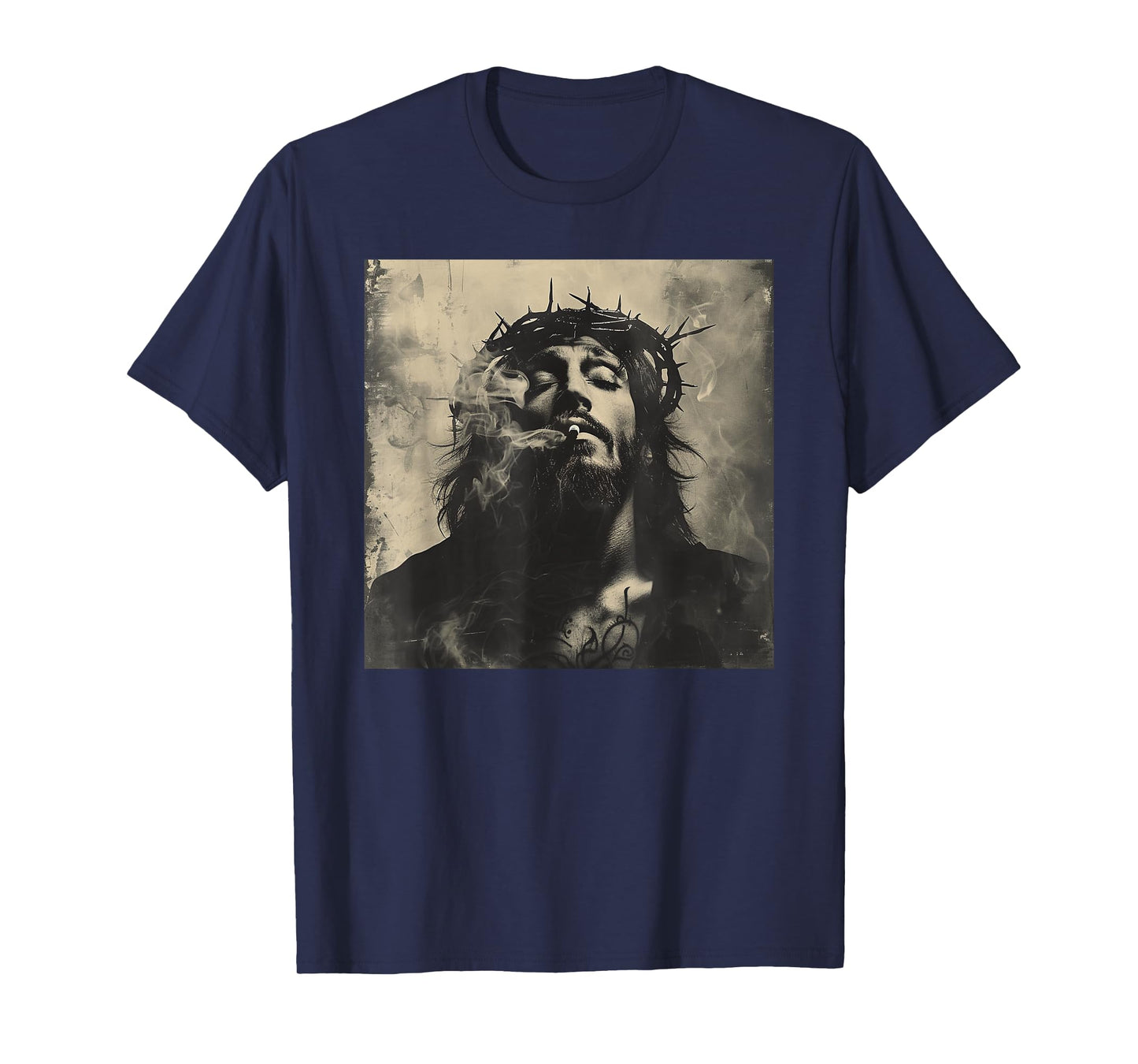 Cooler Jesus Christ Smokes, Resistance, Rebellious Jesus T-Shirt