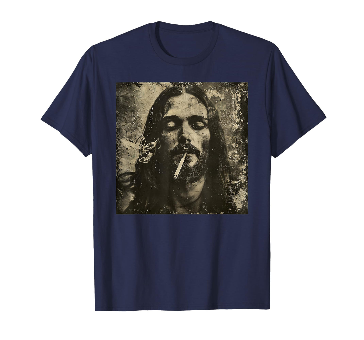 Cooler Jesus Christ Smokes, Resistance, Rebellious Jesus T-Shirt