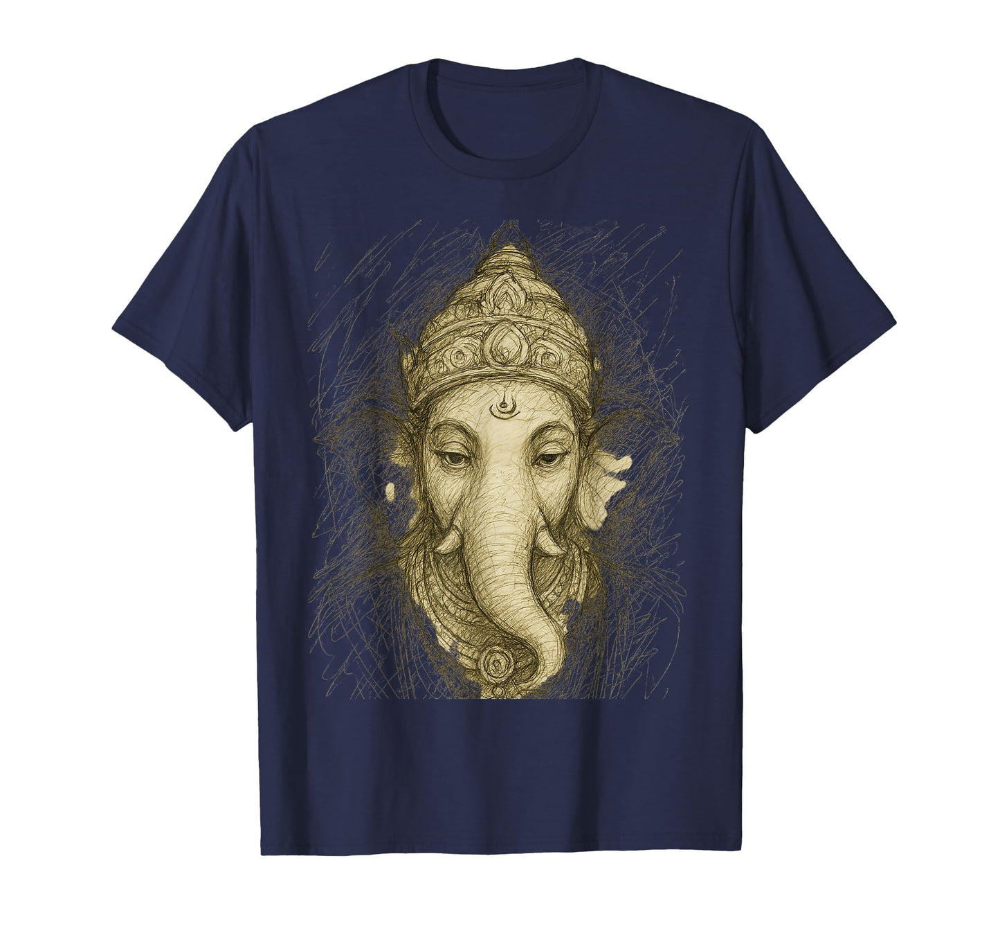 Hindu Ganesha Puja Elephant God India Meditation Yoga Murti T-Shirt