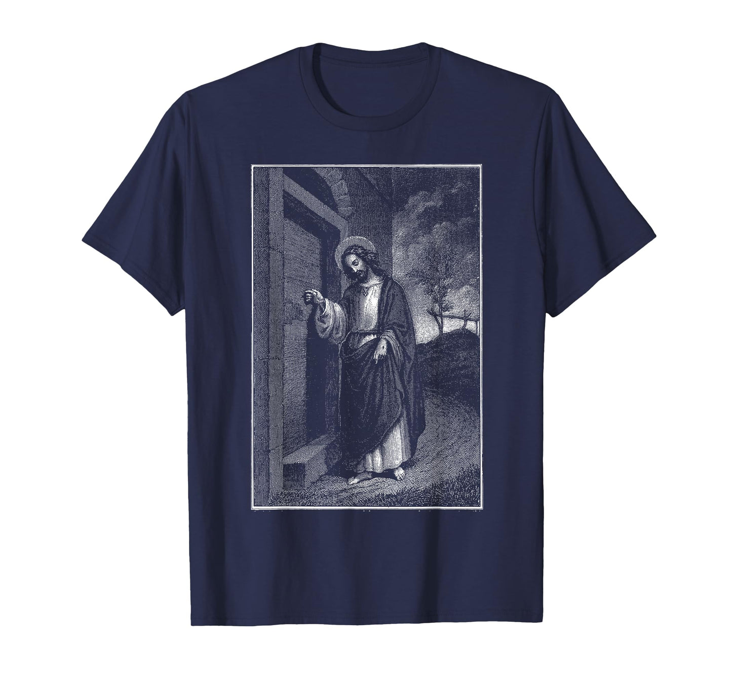 Jesus Christ Knocks On The Door Christian Bible Verses T-Shirt