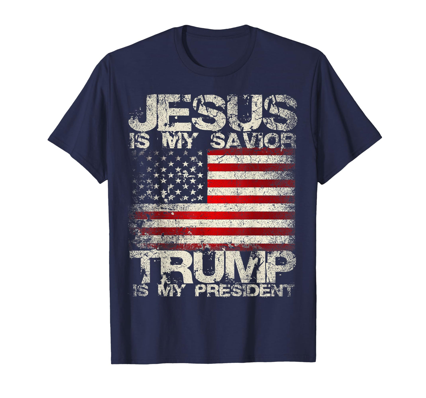 Epic 2024 Jesus Is My Savior Trump Is My President T-Shirt