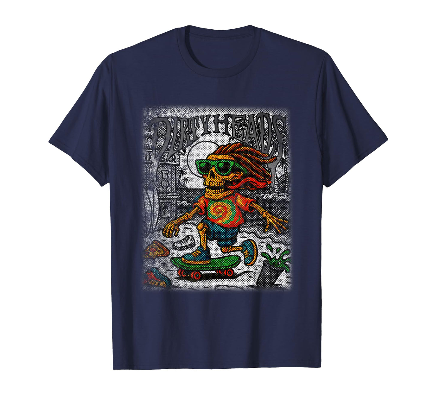 Vintage Dirty Heads in retro Funny style T-Shirt