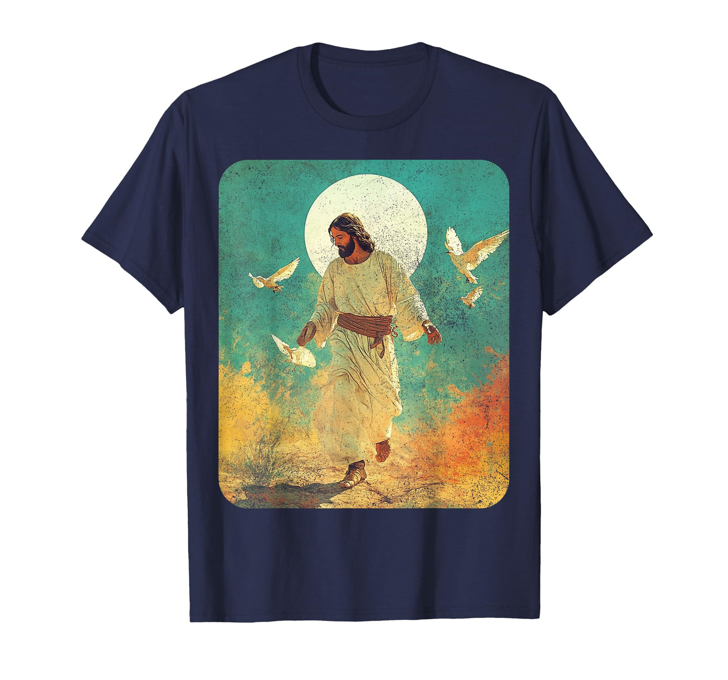 Jesus Christ Graphic Design T-Shirt