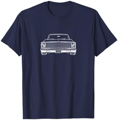 Classic 67-72 C10 Truck Front Grill Silhouette C10 Truck T-Shirt - T-Shirt | Navy