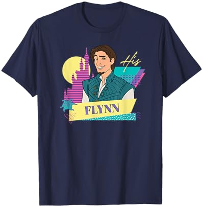 Disney Tangled Retro ’90s Couples Matching His Flynn Rider T-Shirt - T-Shirt | Navy
