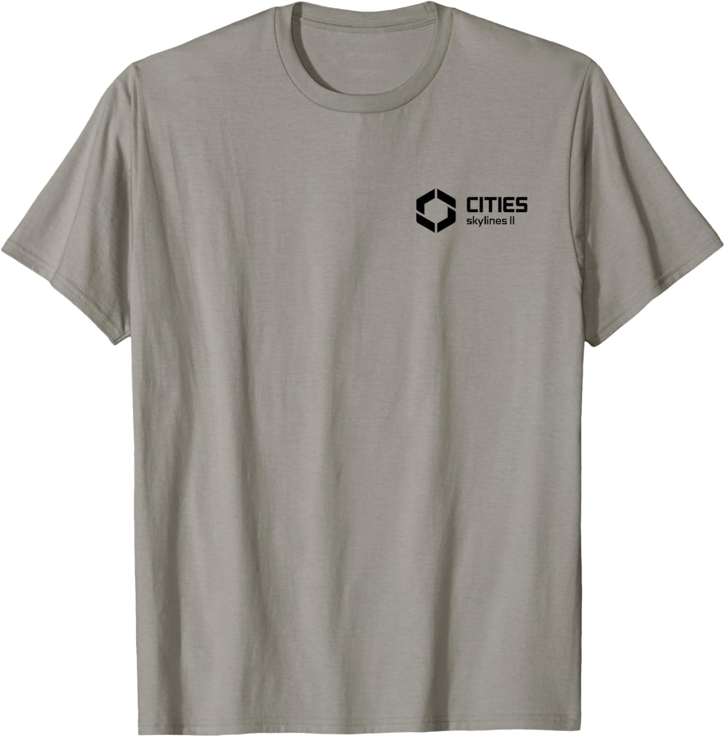 Cities Skylines II game logo black T-Shirt - T-Shirt | Sand