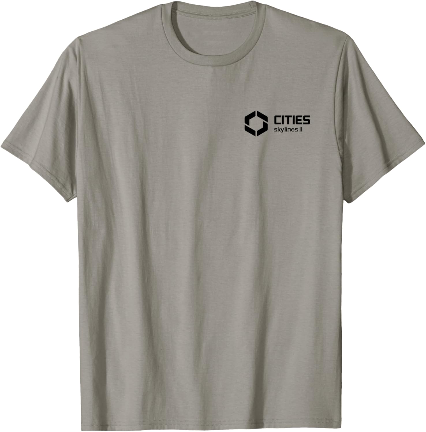 Cities Skylines II game logo black T-Shirt - T-Shirt | Sand