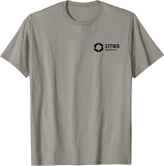 Cities Skylines II game logo black T-Shirt - T-Shirt | Sand