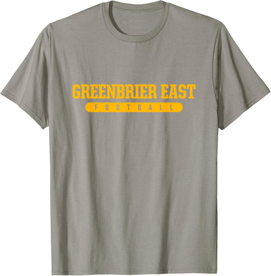 Greenbrier East High School Football T-Shirt - T-Shirt | Sand