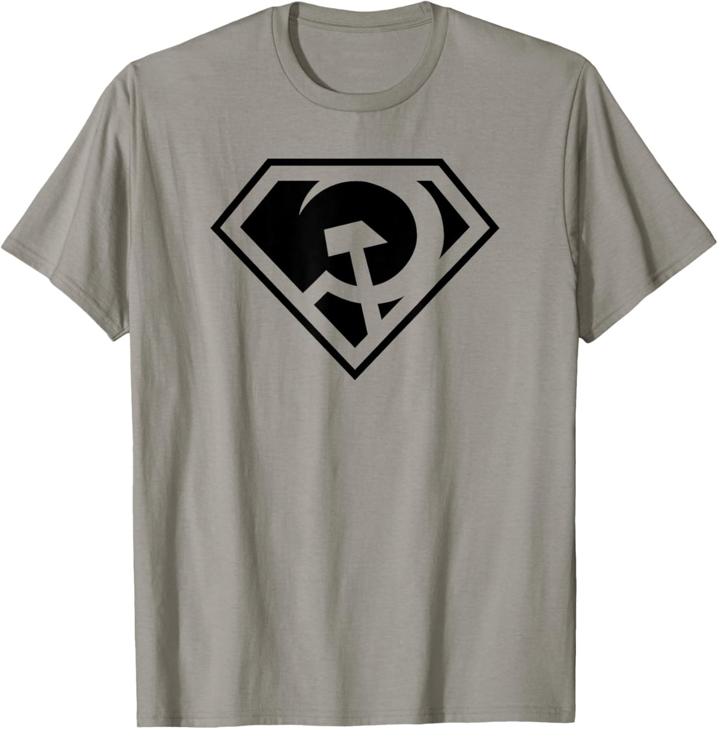Super communist red child sun heroic hammer sickle black T-Shirt - T-Shirt | Sand