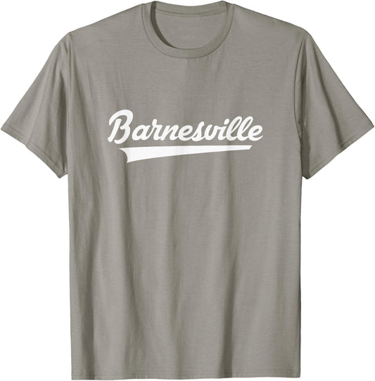 Barnesville High School Vintage Swoosh T-Shirt - T-Shirt | Sand