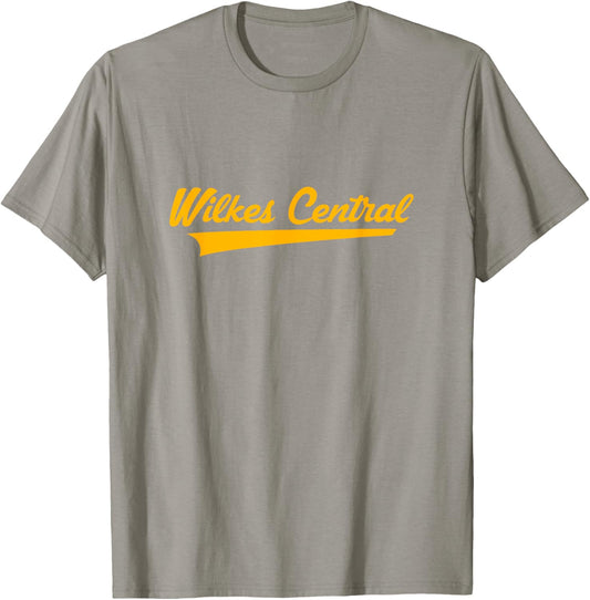 Wilkes Central High School Vintage Swoosh T-Shirt - T-Shirt | Sand