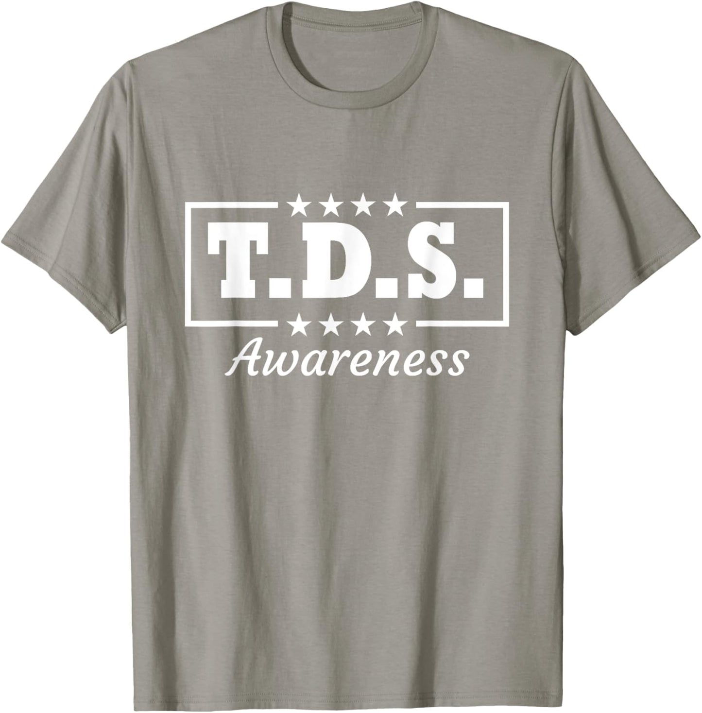 TDS Awareness Trump Wins 2024 45 & 47 T-Shirt - T-Shirt | Sand