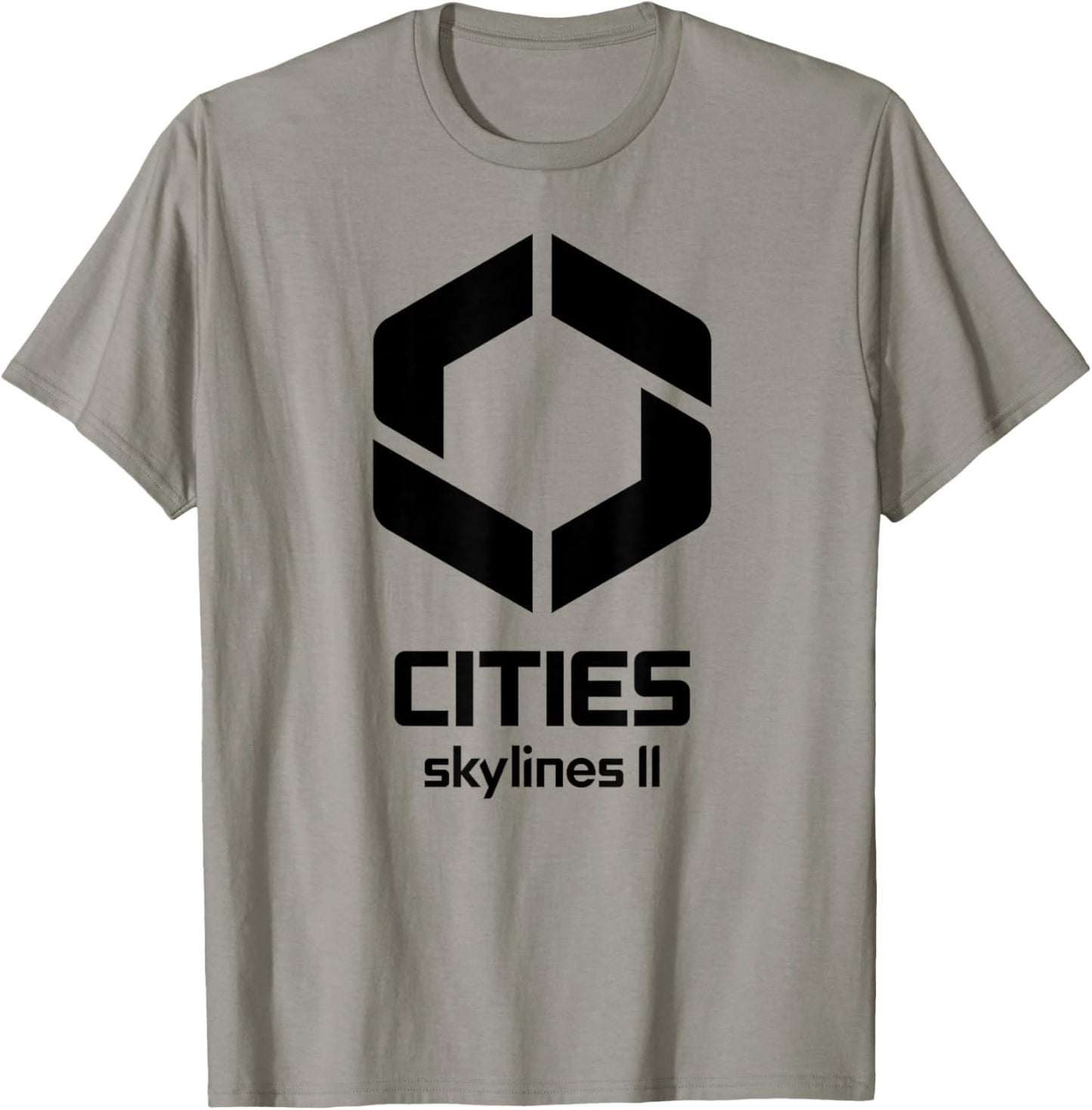 Cities Skylines II game logo black T-Shirt - T-Shirt | Sand