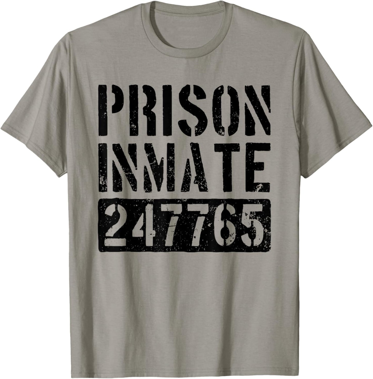 Prison Inmate Funny Jail Inmate Costume Men T-Shirt - T-Shirt | Sand