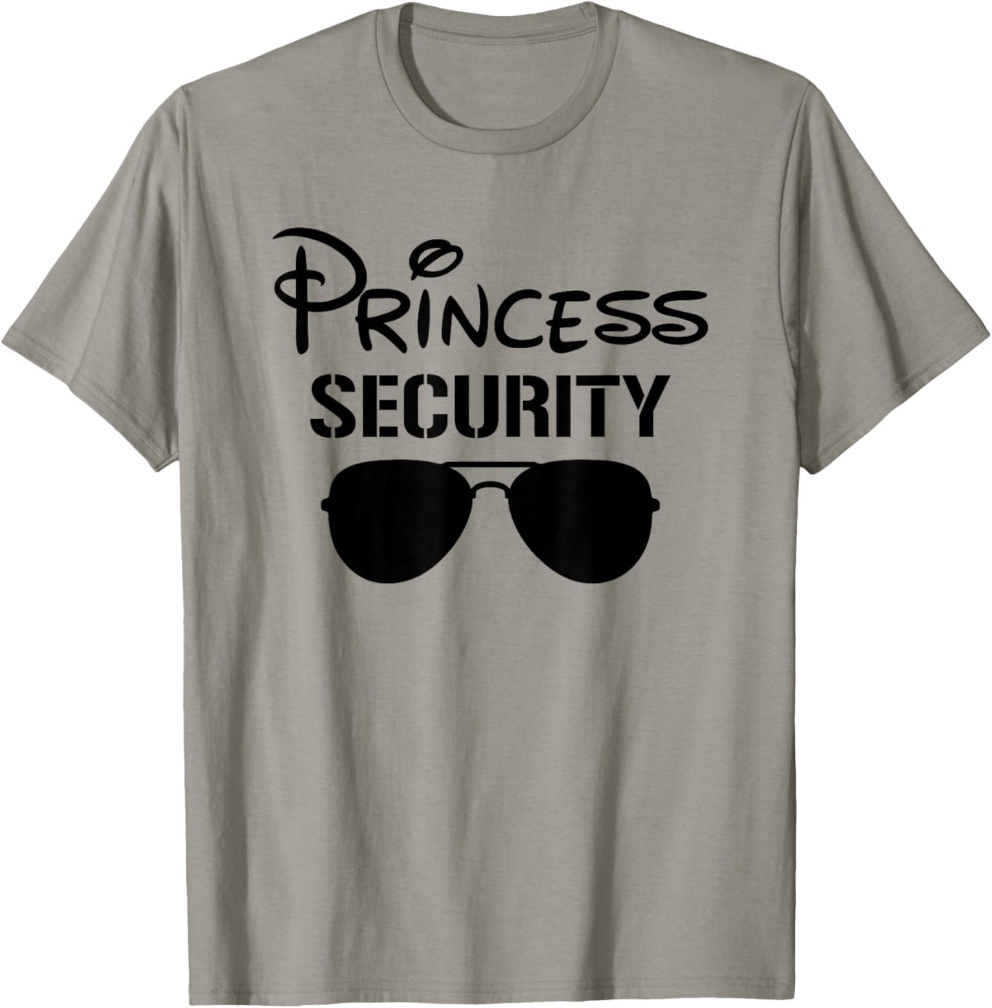 Princess Security - Funny Halloween Dad Guard T-Shirt - T-Shirt | Sand